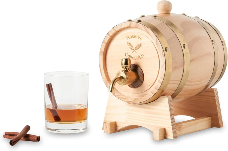 Whiskey Barrel Drink Dispenser
