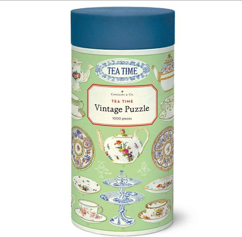 Tea Time 1000 pc Vintage Puzzle- Cavallini