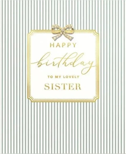 Lovely sister Birthday  Card