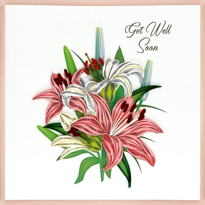 Lily Bouquet Card
