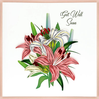 Lily Bouquet Card