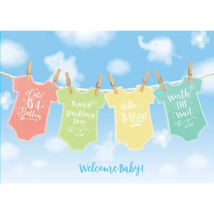 Baby Onesies - Embossed Card