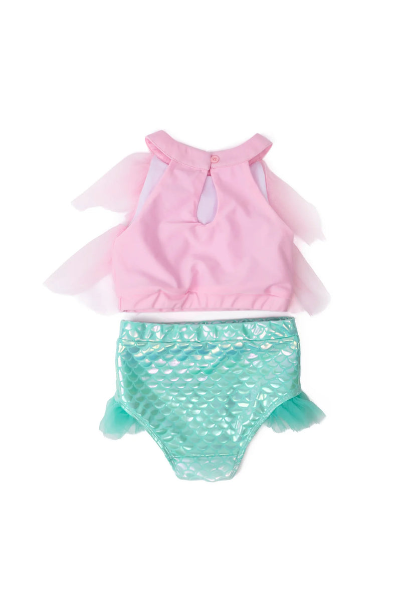 Pink Mermaid Swimsuit for Kids