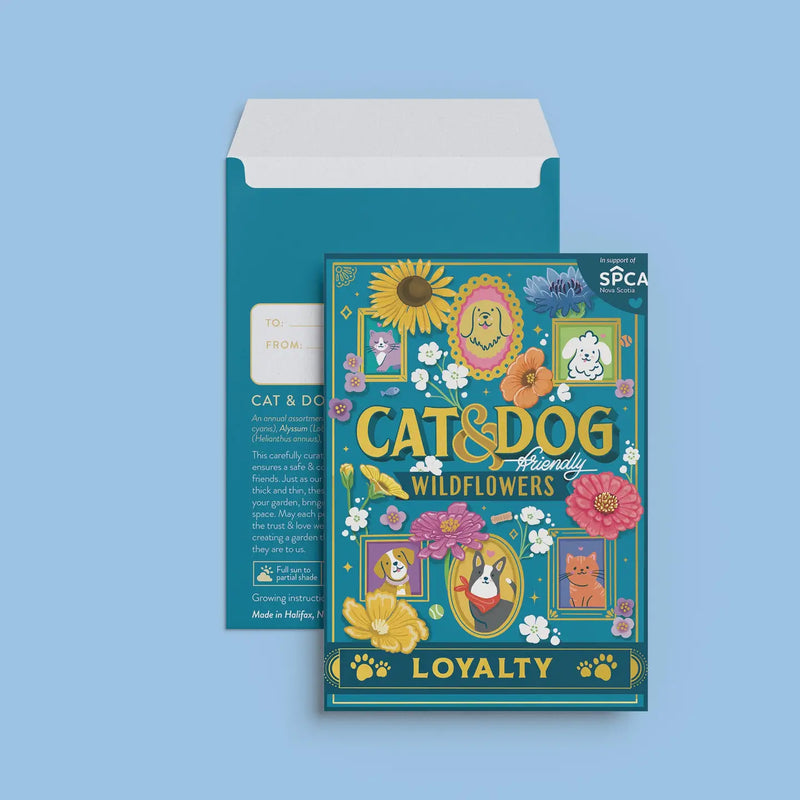 Cat and Dog-Friendly Wildflowers (Loyalty) - Seed Packet