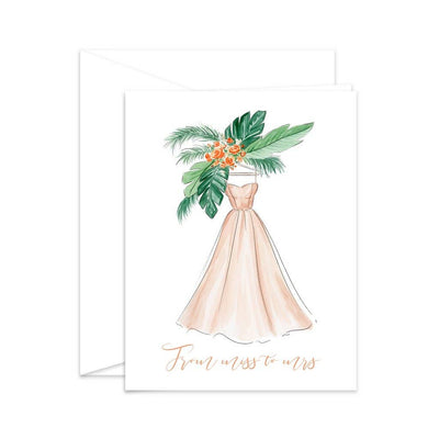 Miss to Mrs. - Bridal Shower, Newly Engaged Greeting Card