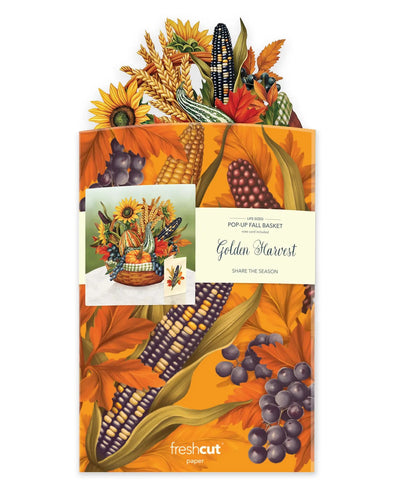 Golden Harvest Pop-up Greeting Card