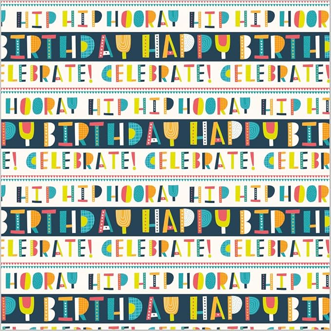 Happy Birthday Gift Wrap Pack