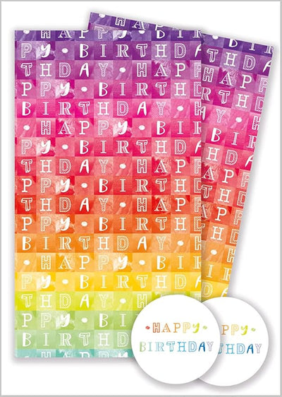 Happy Birthday Gift Wrap Pack
