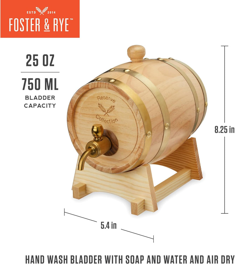 Whiskey Barrel Drink Dispenser