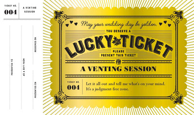 Lucky Tickets for the Bride to Be