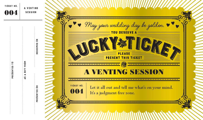 Lucky Tickets for the Bride to Be