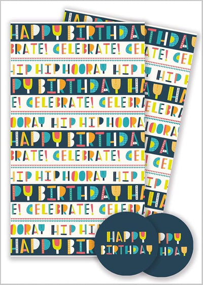 Happy Birthday Gift Wrap Pack