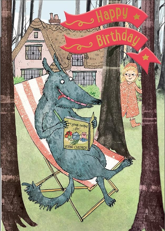 Little Red Riding Hood Birthday Fairy Story Card