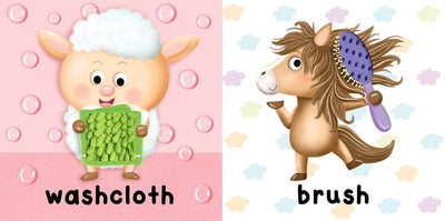 It's Bath Time - Children's Touch and Feel and Learn Sensory Board Book