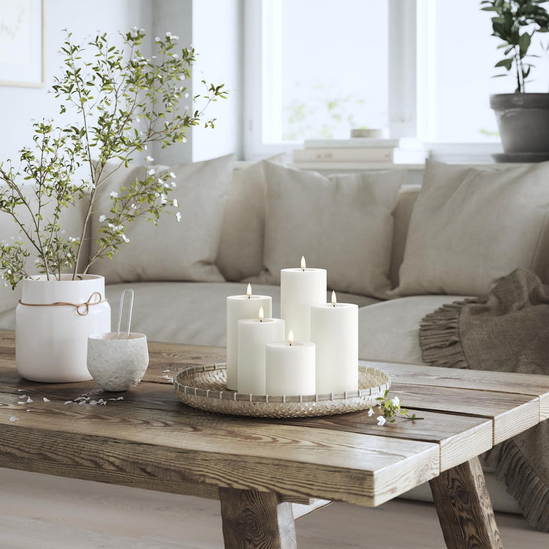 White Realistic LED Candle  Box Set