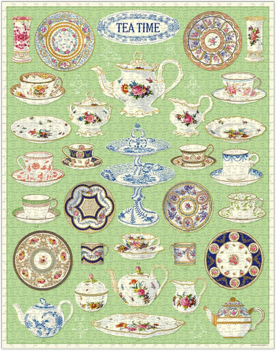 Tea Time 1000 pc Vintage Puzzle- Cavallini