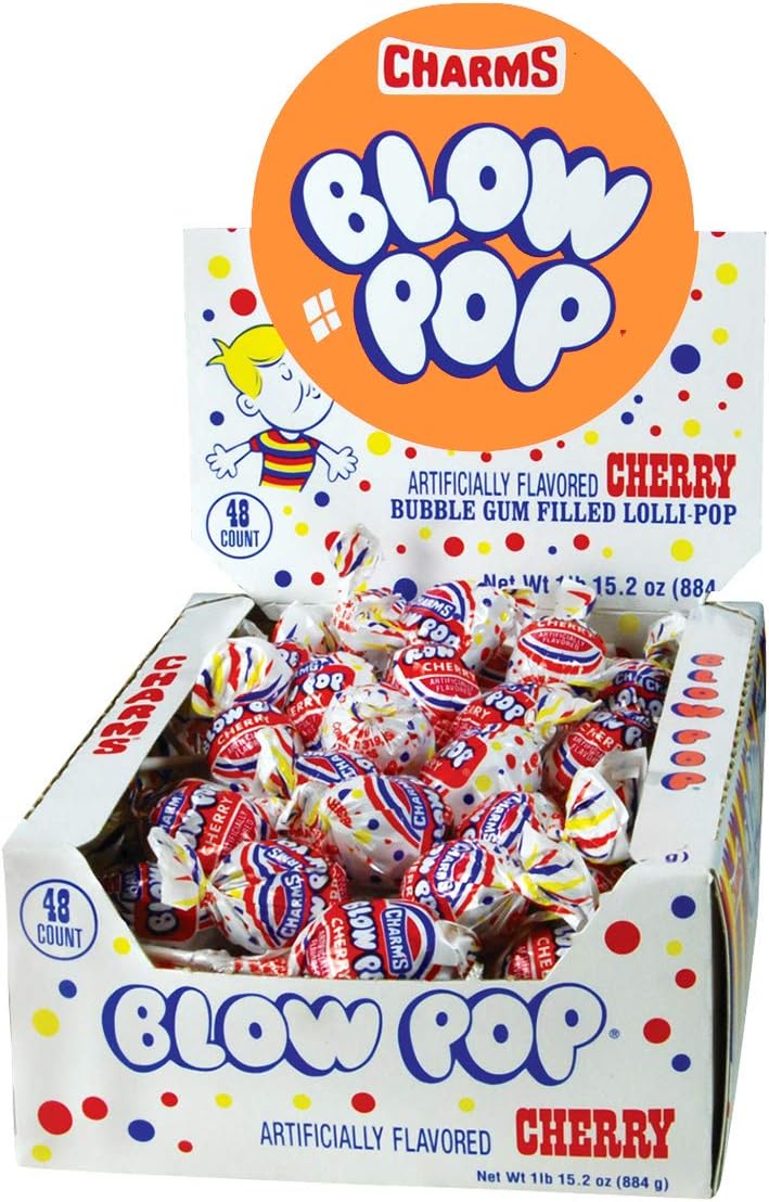 Charms Blow Pops Cherry