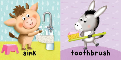 It's Bath Time - Children's Touch and Feel and Learn Sensory Board Book