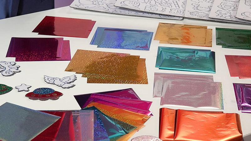 Magic Foil Rainbow Stickers-Marvins Magic