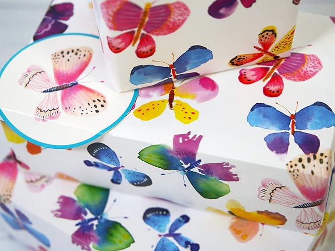 Butterflies Gift Wrap Pack