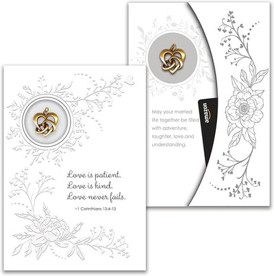 Wedding Greeting Card with Lapel Pin