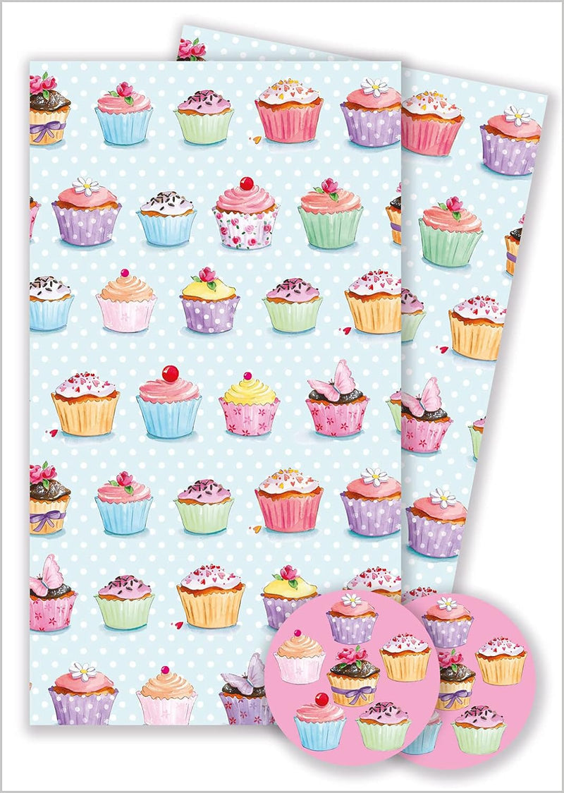 Cupcake Gift Wrap Pack