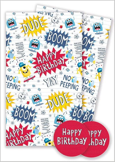 Birthday Gift Wrap Pack