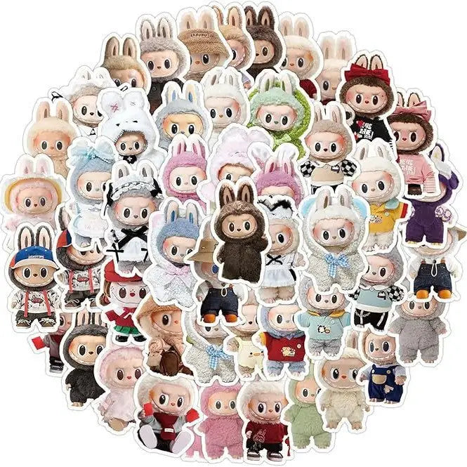 Labubu Cartoon Cute Deco Sticker - Sold Individually