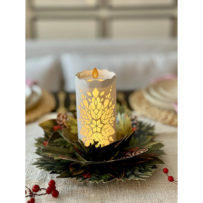 Light Up Holiday Candle Pop-Up Greeting Card