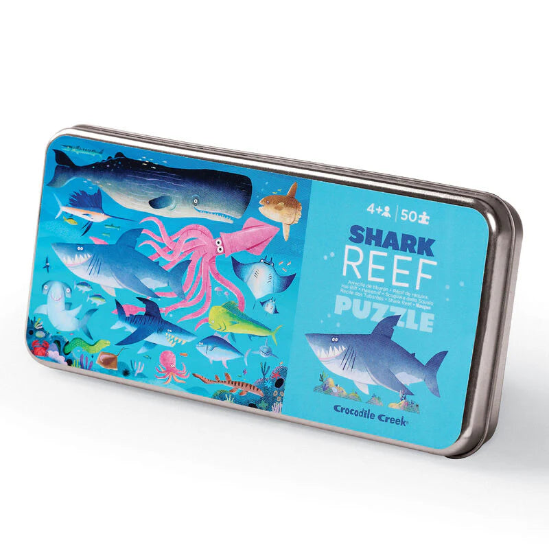 50 Piece Tin Puzzle - Shark Reef 🦈
