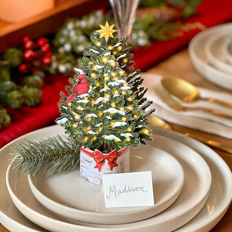 Mini Merry Tree Pop-up Greeting Card