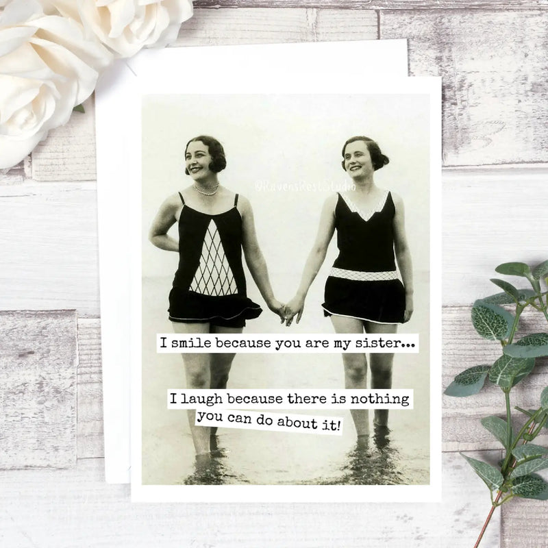 Sisters Are So Amazing... Birthday Card.