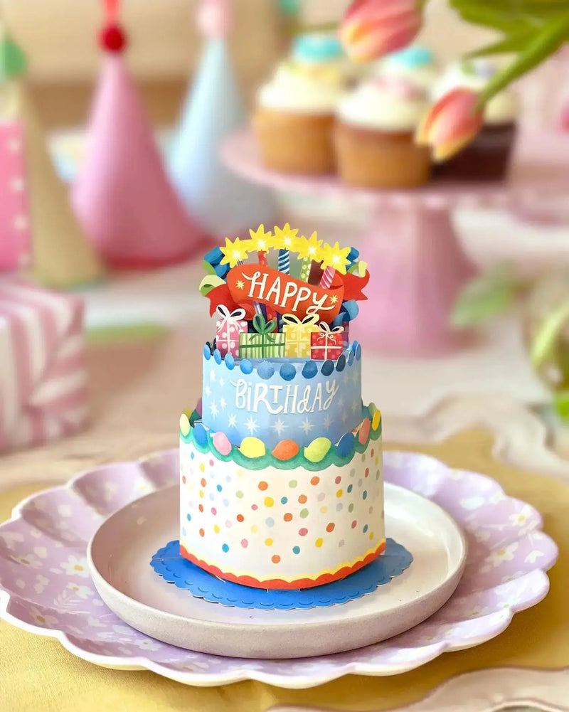 Mini Confetti Cake Pop-Up Card