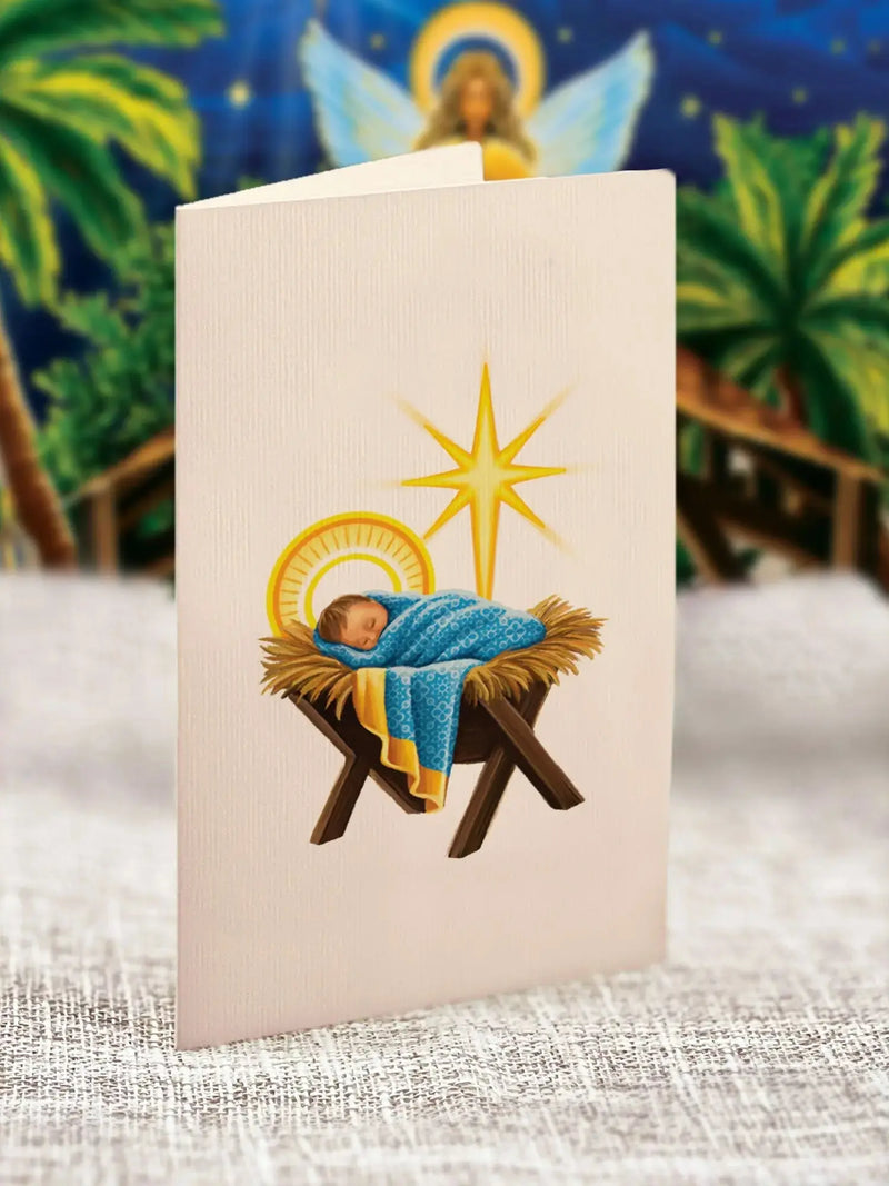 Mini Nativity Pop-up Greeting Card