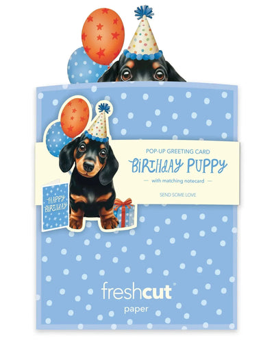 Mini Birthday Puppy Pop Up