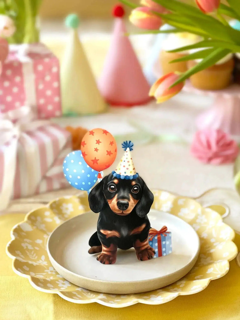 Mini Birthday Puppy Pop Up