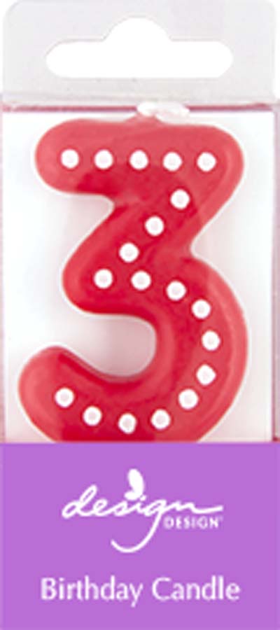 Marquee Numeric Candle