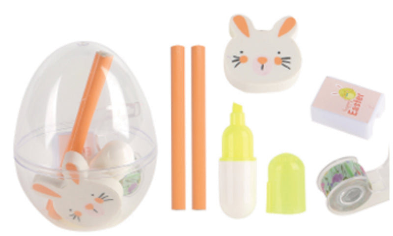 Egg Bunny Stationary Set