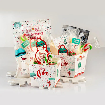 A Candy Cane Cake Kit