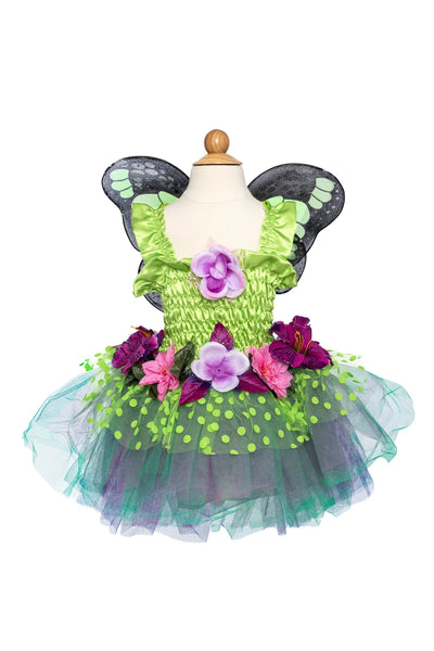 Fairy Blooms Deluxe Dress-GREEN