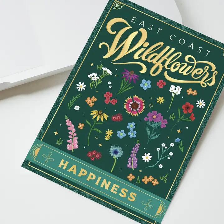 East Coast Wildflowers (Happiness) - Greeting Card