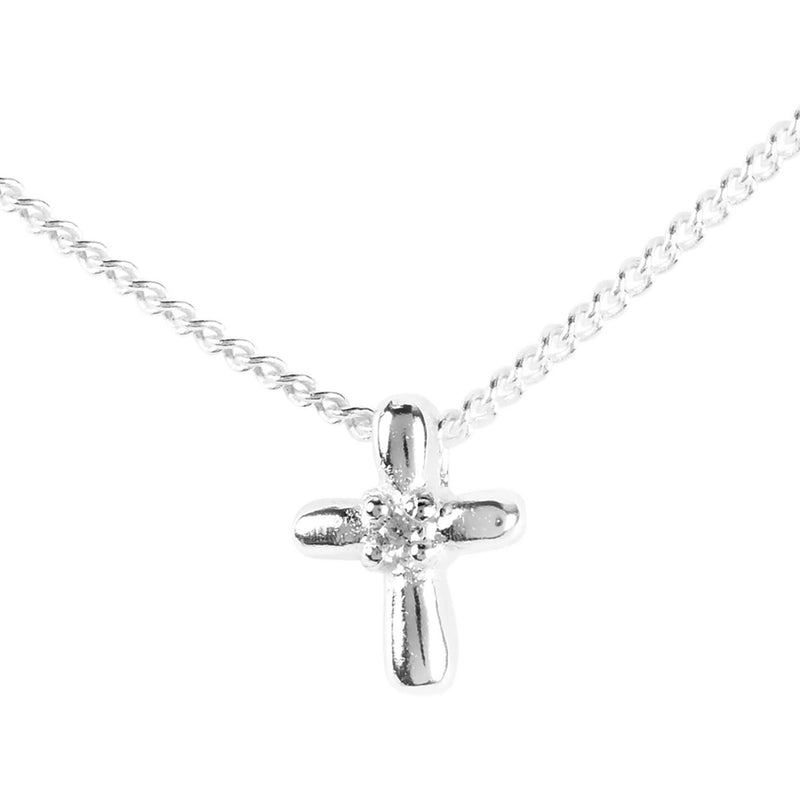 Necklace 1st Communion Cross 16In Chain