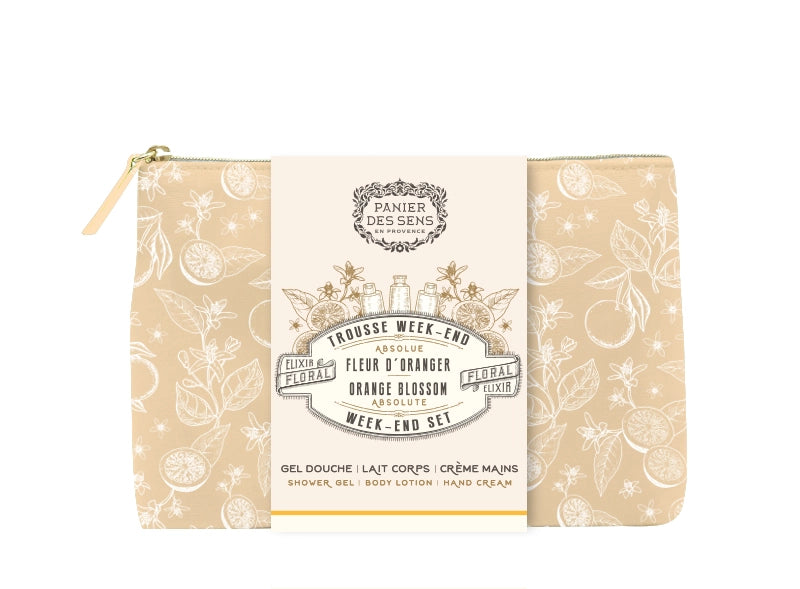 Orange Blossom Travel Pouch - Panier Des Sens