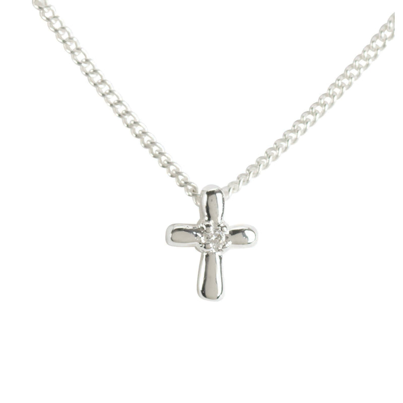 Necklace 1st Communion Petal Cross Romans 15:13