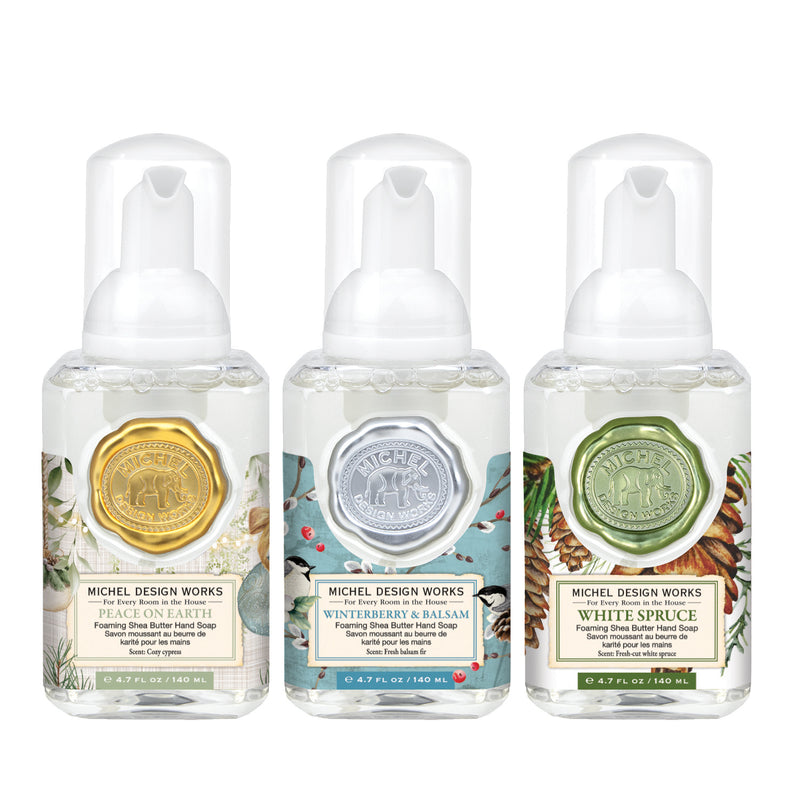 Mini Foaming Hand Soap Set: Happy Holidays