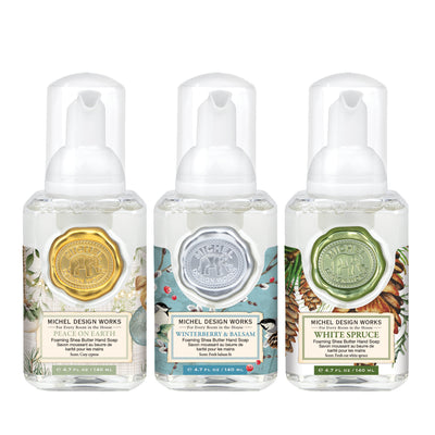 Mini Foaming Hand Soap Set: Happy Holidays