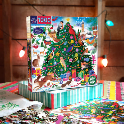Christmas Songbirds 1000 Sq Puzzle