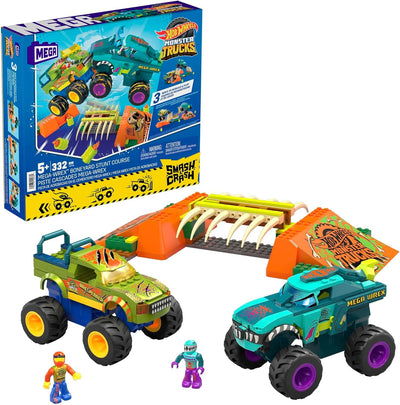 Mega Hot Wheels Monster Trucks Smash & Crash