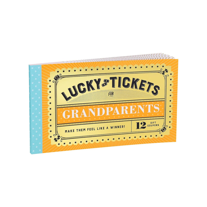 Lucky Tickets for Grandparents: 12 Gift Coupons
