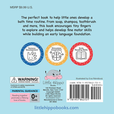 It's Bath Time - Children's Touch and Feel and Learn Sensory Board Book